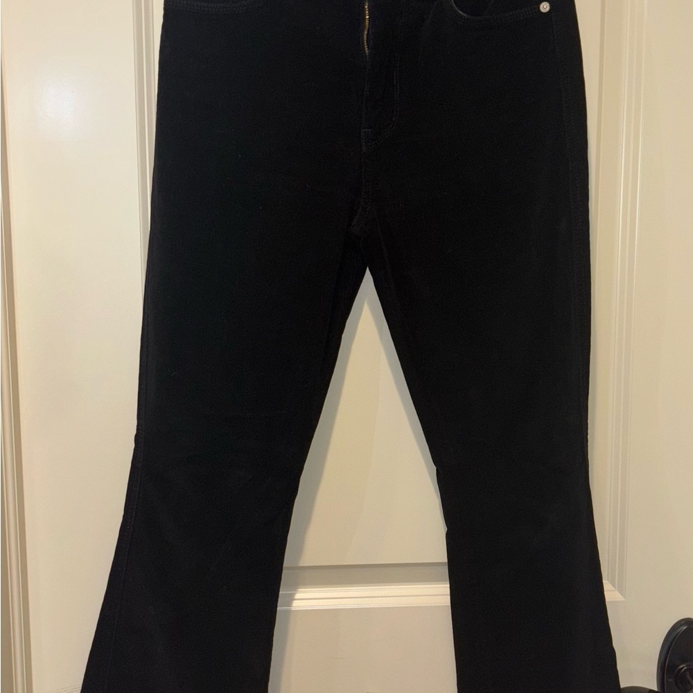 7 For All Mankind Black Corduroy Jeans
